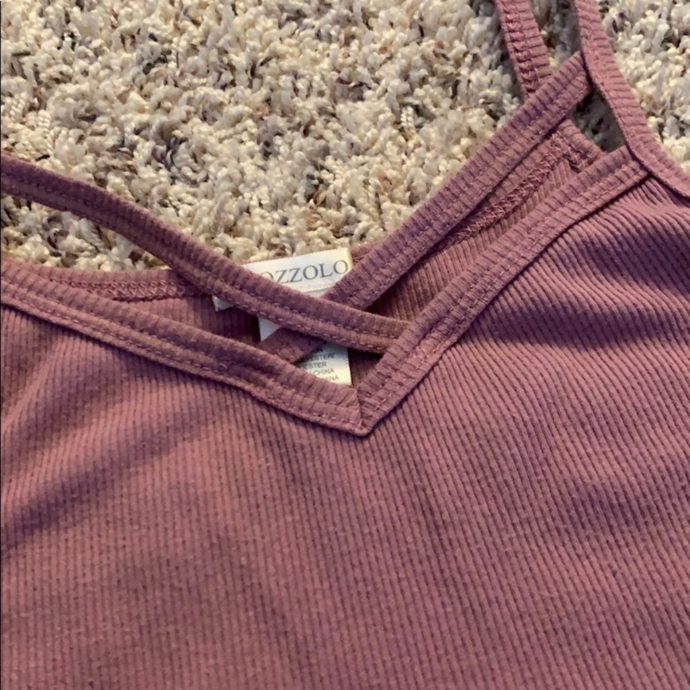 Tight Ribbed Crop Top - Picture 2 of 3